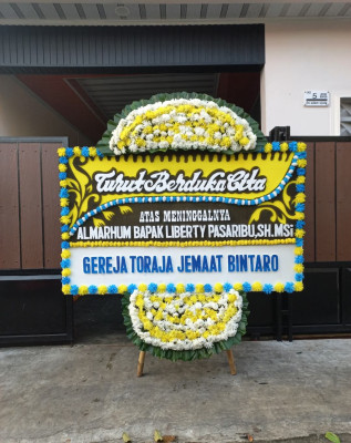 Papan Bunga Duka di Morowali Utara